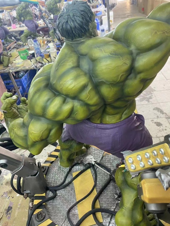In Stock Marvel HULK transformation  1/4 Scale Statue Polystone
