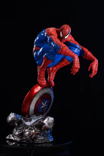 IN Stock Private custom Spiderman Marvel Avenger Spider-Man 1/2 Polystone Resin Statue 90CM