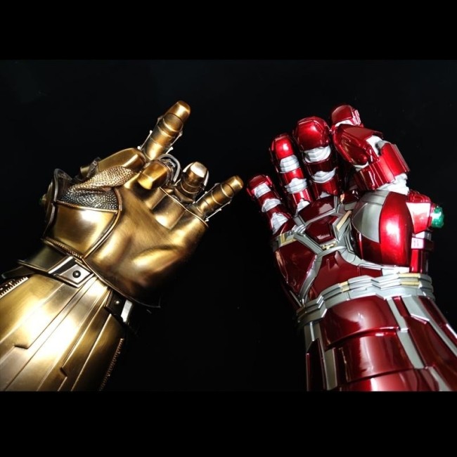 Avengers Hulk Thanos Infinity Gauntlet Iron Man Full Metal 1:1 Wearable Cosplay