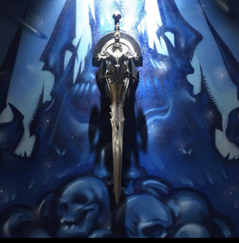 World of Warcraft Frostmourne 1:1 all-metal Cosplay collection 122CM-6.5KG-2.0