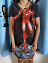 In stock Marvel Avengers MK7 Iron Man Mark7 1:4 Full Body Statue figure-NEW