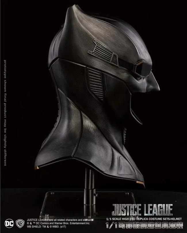 DC Justice League Cosplay Batman Wearable Mask 1:1 Helmet Halloween Prop Gift