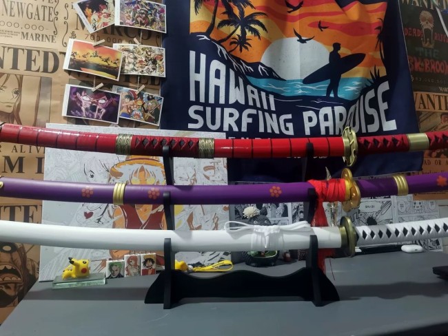 One Piece Roronoa Zoro Sword All Metal Wado Ichimonji Sandai Kitetsu Enma Shusui Yubashiri
