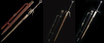 The Witcher Geralt Gwynbleidd Cirilla Sword All Metal Sword The Wither Cosplay
