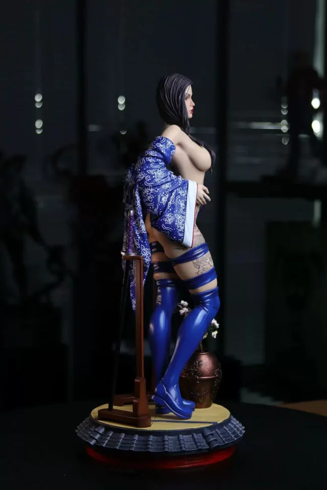 In Stock Private Custom X-Men Psylocke 1/4 Scale Ploystone Statue