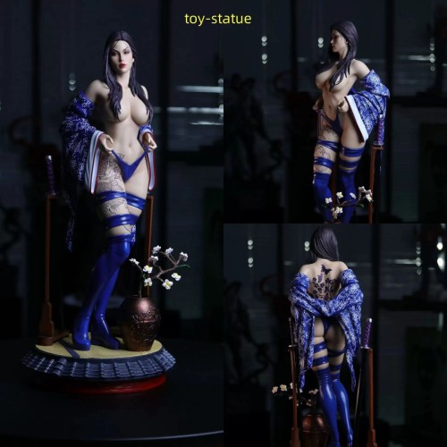 In Stock Private Custom X-Men Psylocke 1/4 Scale Ploystone Statue Economic Transportation $100
