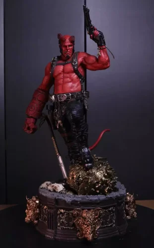 In stock Private order Dime Press hellboy 1/4 scale Polystone Statue figure