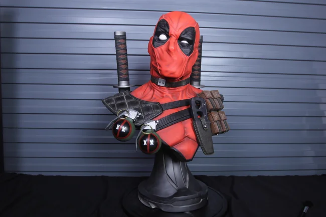In stock Private Custom Marvel Universe Deadpool Bust 1/1 scale Resin statue