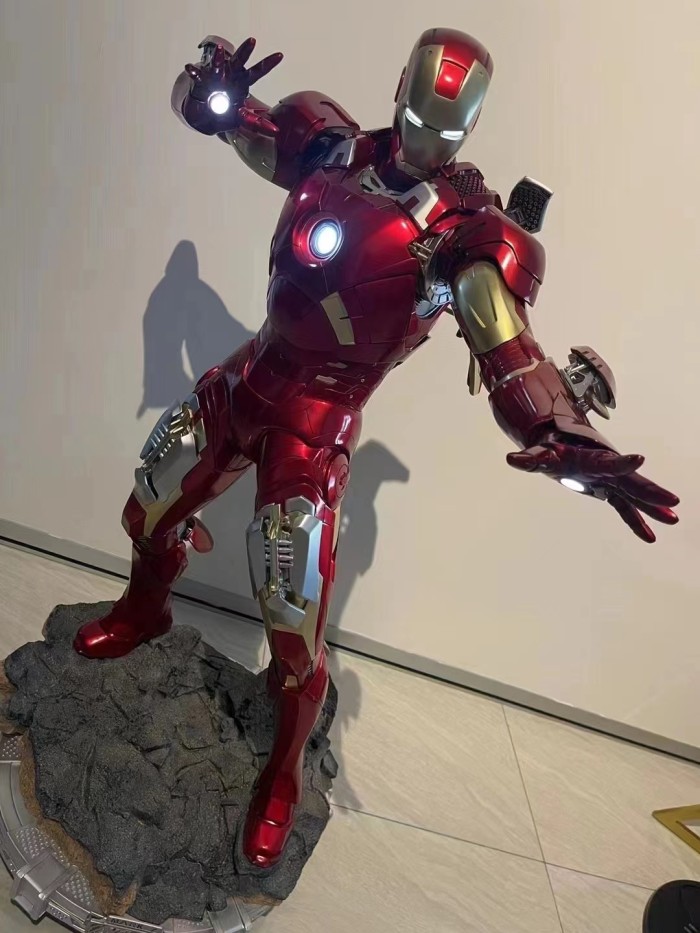 Iron Man MK7 Mark7 1/2 Scale full body portrait Statue Polystone In stock-NEW