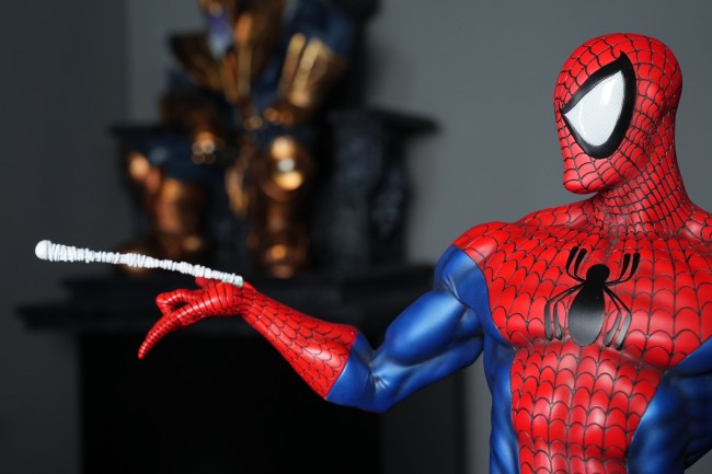 In stock Private Custom Sosa Spider-Man 1/4 Ploystone Statue