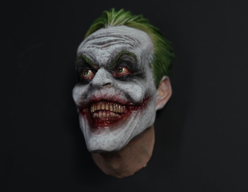 In stock Puzzle The Dark Knight Returns Joker head carved 3D refrigerator magnet Figure Free shipping