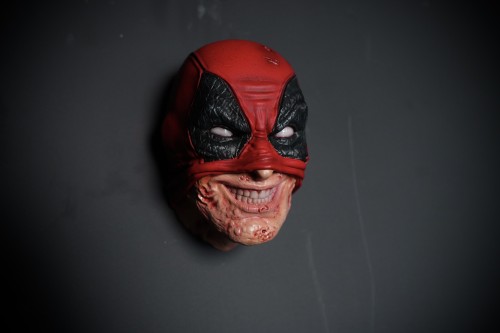 Pre-sale custom Deadpool head carved 3D refrigerator magnet Figure Free shipping