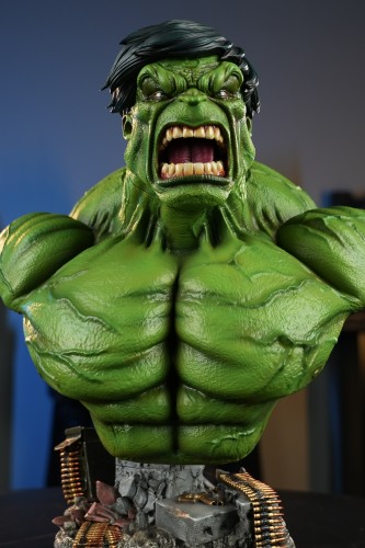 PRE-ORDER Hulk bust 1/4 scale Polystone statue Exclusive customization