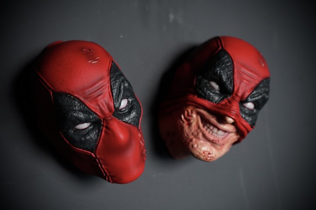 In stock Puzzle Deadpool head carved 3D refrigerator magnet Figure Free shipping