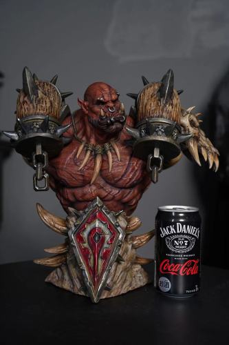 PRE-ORDER World of Warcraft Grommash Hellscream 1/4 scale Polystone statue Exclusive customization