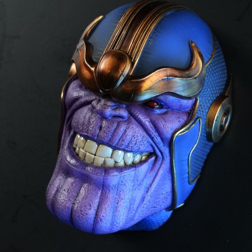 Pre-sale custom Thanos head carved 3D refrigerator magnet Figure Free shipping