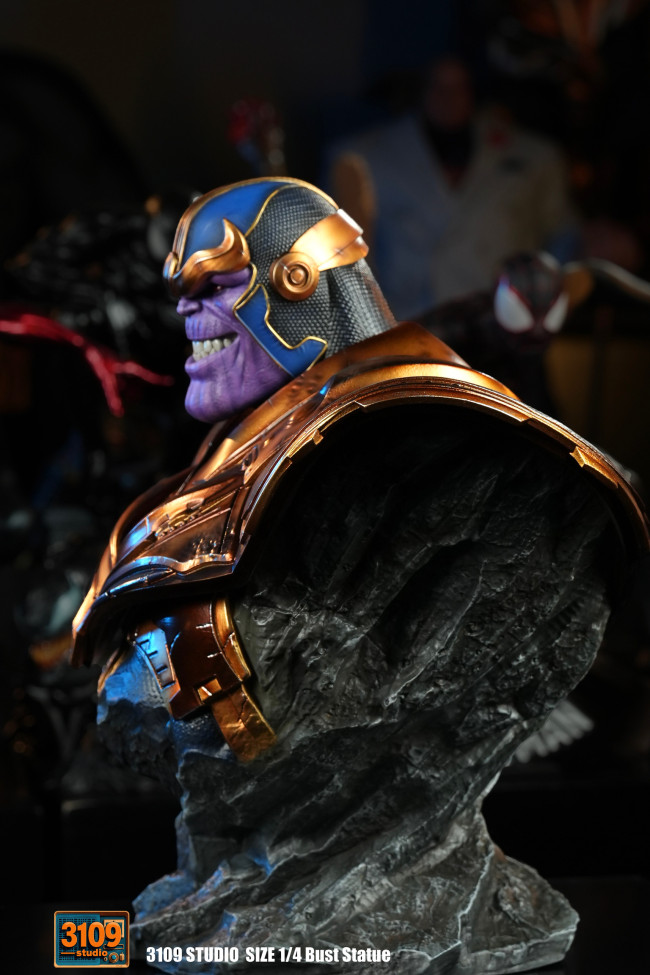 In stock 3109 Studio Avengers Thanos 1/4 Bust Statue model