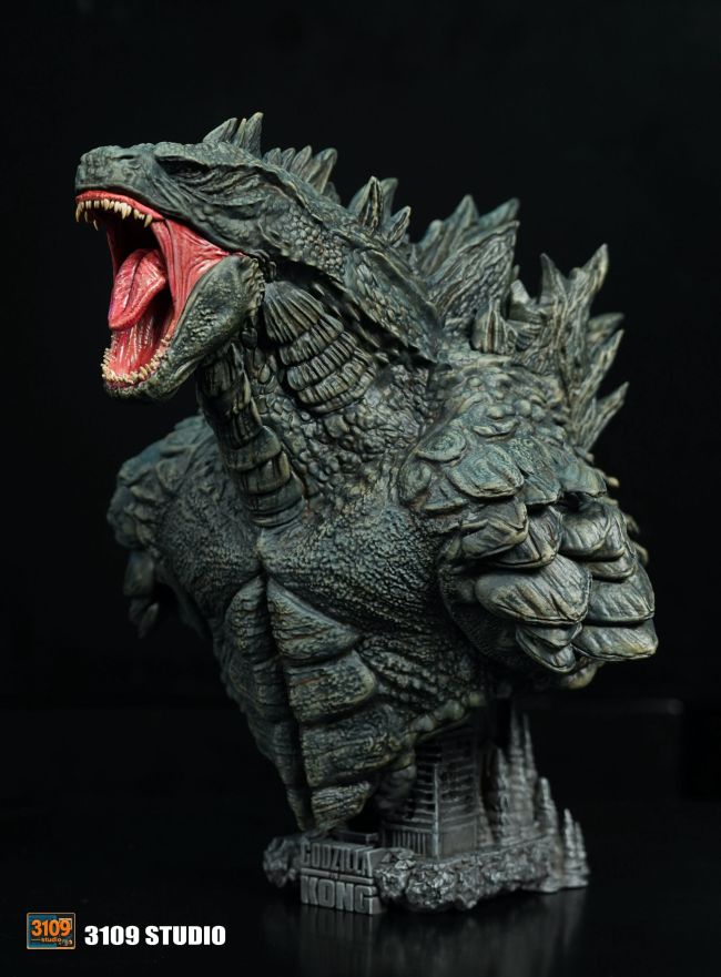 Pre-sale 3109 Studio King Kong VS Godzilla Bust Statue Polystone collection gifts