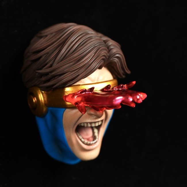 In stock 3109 Studio Puzzle X-Men Cyclops  1/4 head carved fridge magnet Resin statue Figure Collection Gift