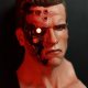 In stock 3109 Studio Puzzle The Terminator  T800  Arnold Schwarzenegger 1/4 head carved fridge magnet Resin statue Figure Collection Gift 
