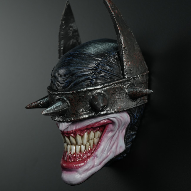 In stock 3109 Studio Puzzle The Batman Who Laughs 1/4 head carved fridge magnet Resin statue Figure Collection Gift 
