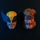 In stock 3109 Studio Puzzle X-Men Wolverine Sabretooth1/4 head carved fridge magnet Resin statue Figure Collection Gift 