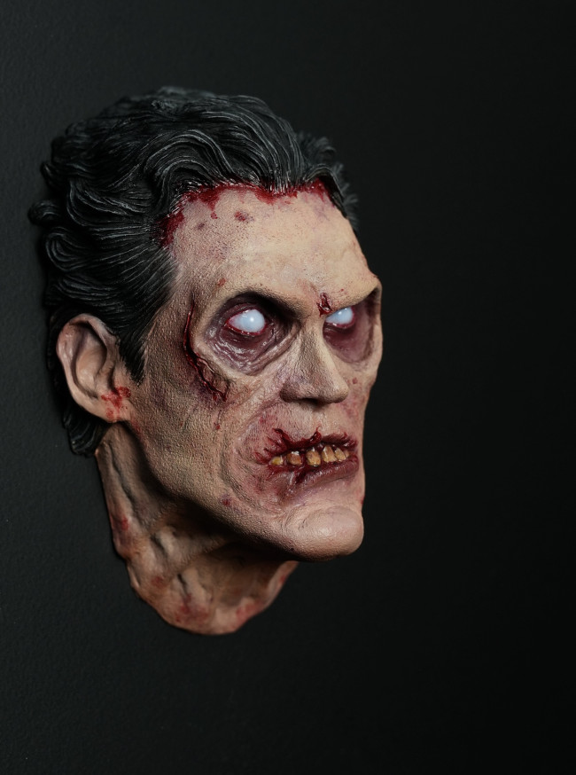 In stock 3109 Studio Puzzle The Evil Dead  Ash 1/4 head carved fridge magnet Resin statue Figure Collection Gift 