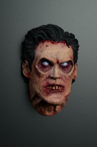 In stock 3109 Studio Puzzle The Evil Dead  Ash 1/4 head carved fridge magnet Resin statue Figure Collection Gift 