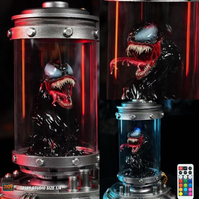 In stock 3109 Studio laboratory Venom 1/4 scale Resin statue Polystone LED