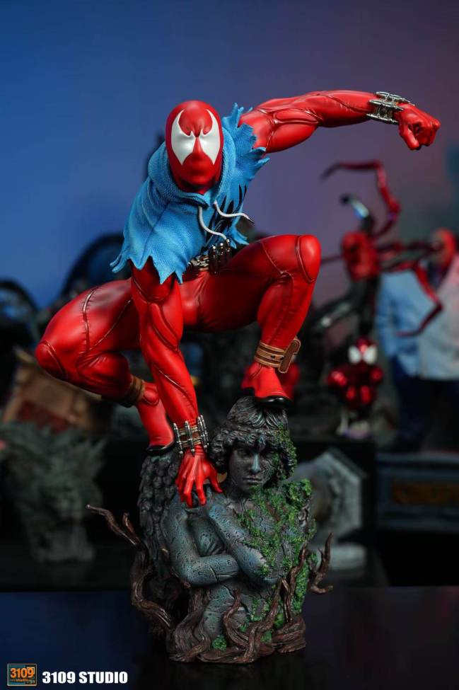 Pre-sale 3109 Studio Marvel Spider-Man Scarlet Spider 1/4 Scale Polystone Resin Statue