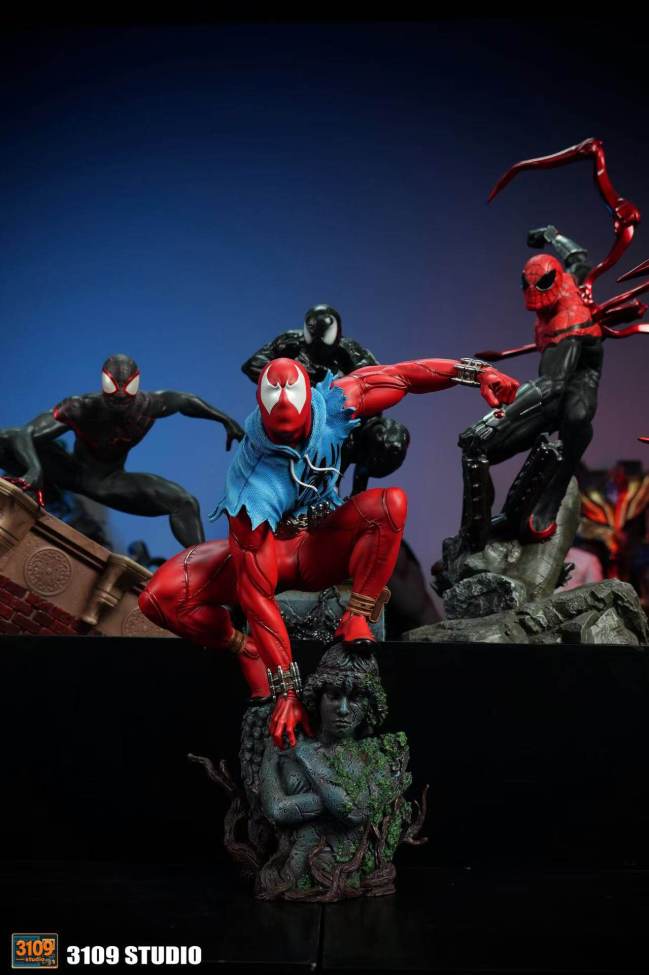 Pre-sale 3109 Studio Marvel Spider-Man Scarlet Spider 1/4 Scale Polystone Resin Statue