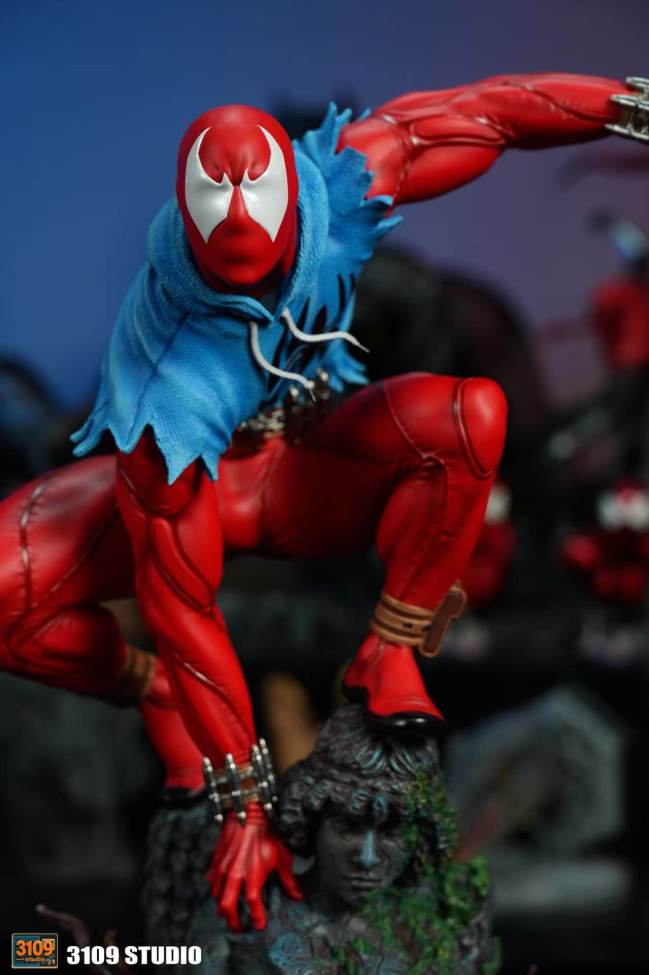 Pre-sale 3109 Studio Marvel Spider-Man Scarlet Spider 1/4 Scale Polystone Resin Statue
