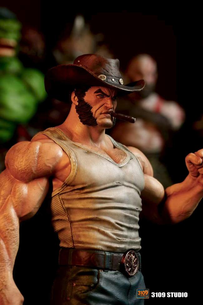 In stock 3109 Studio X-Men Logan Wolverine 1/4 Scale Statue figure
