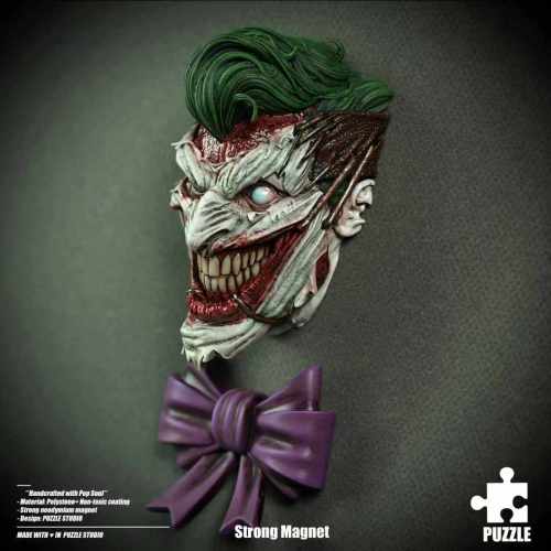 Pre-sale Puzzle Batman Vol. 3: Death of the Family Joker 1/4 head carved  fridge magnet Resin statue Figure Collection Gift