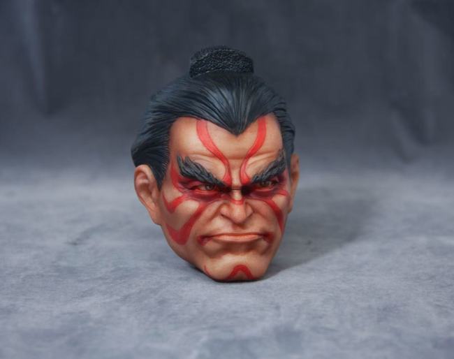 Handmade Custom Street Fighter Edmond Honda Head Sculpture Fridge Magnet Resin Kitchen Decor Collectible Gift