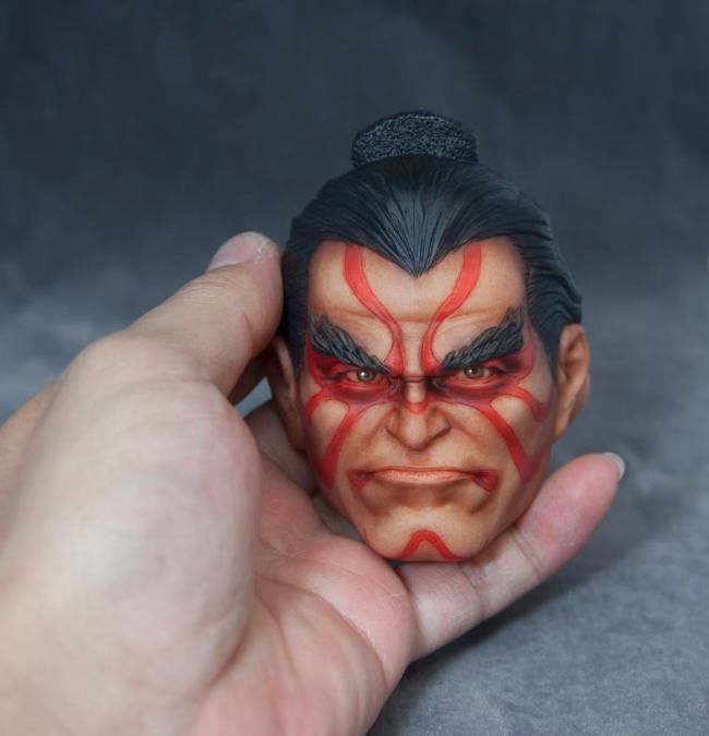 Handmade Custom Street Fighter Edmond Honda Head Sculpture Fridge Magnet Resin Kitchen Decor Collectible Gift