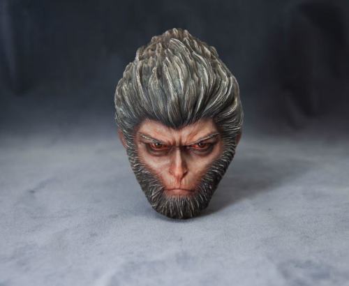 Handmade Custom ‌Journey to the West‌ Monkey King Head Sculpture Fridge Magnet Resin Kitchen Decor Collectible Gift
