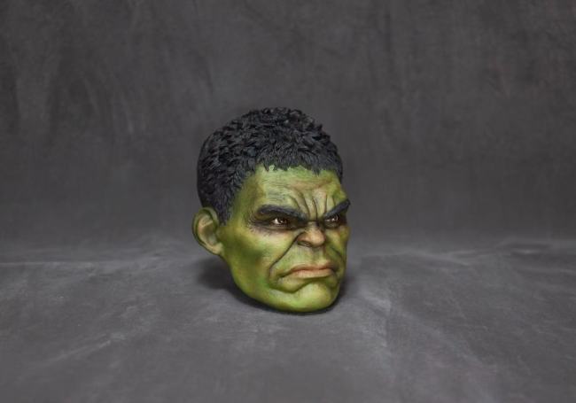 Handmade Custom Hulk Head Sculpture Fridge Magnet Resin Kitchen Decor Collectible Gift