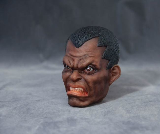 Handmade Custom Street Fighter M·Bison  Balrog Head Sculpture Fridge Magnet Resin Kitchen Decor Collectible Gift