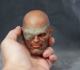 Handmade Custom Street Fighter Sagat Head Sculpture Fridge Magnet Resin Kitchen Decor Collectible Gift