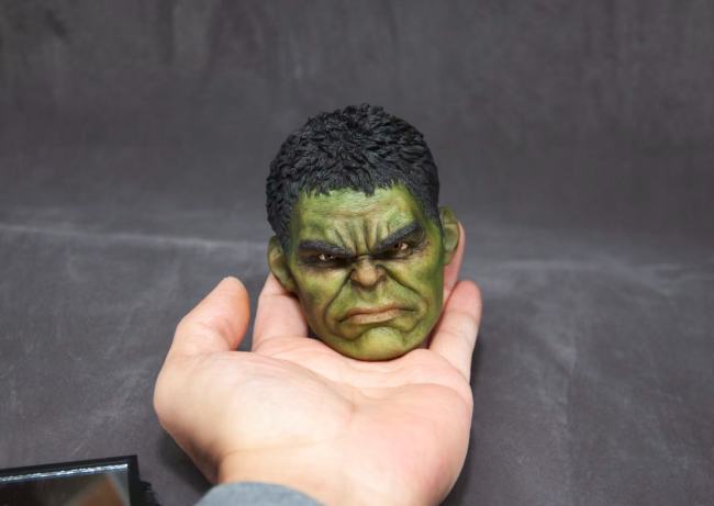 Handmade Custom Hulk Head Sculpture Fridge Magnet Resin Kitchen Decor Collectible Gift