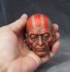 Handmade Custom Street Fighter Dhalsim Head Sculpture Fridge Magnet Resin Kitchen Decor Collectible Gift