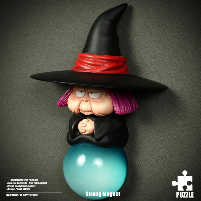 Pre-sale Puzzle Studio DBZ  Fortuneteller Baba Fridge Magnet Dragon Ball Resin Statue Figure Collection Gift