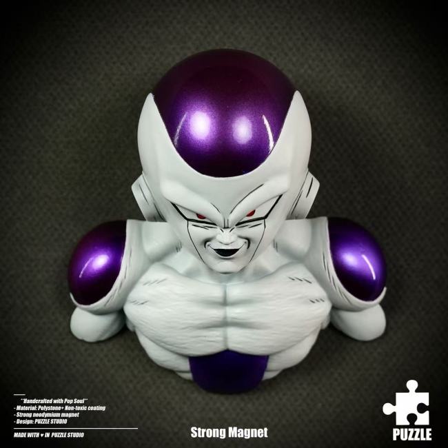 Pre-sale Puzzle StudioDragon Ball Frieza  Fridge Magnet First Form  Second Form Final Form Resin Statue Figure Collection Gift
