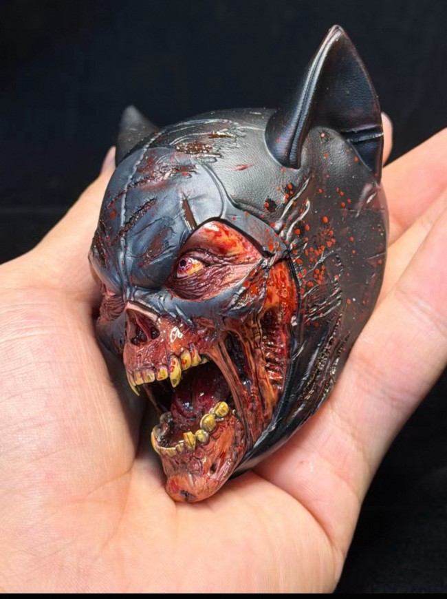 Handmade Custom DC Zombie Catwoman Fridge Magnet Head Resin Kitchen Decor Collectible Gift