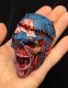 Handmade Custom Zombie Captain America Fridge Magnet Resin Kitchen Decor Collectible Gift
