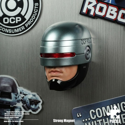 Pre-sale Puzzle Studio RoboCop Fridge Magnet Dragon Ball Resin Statue Figure Collection Gift LED