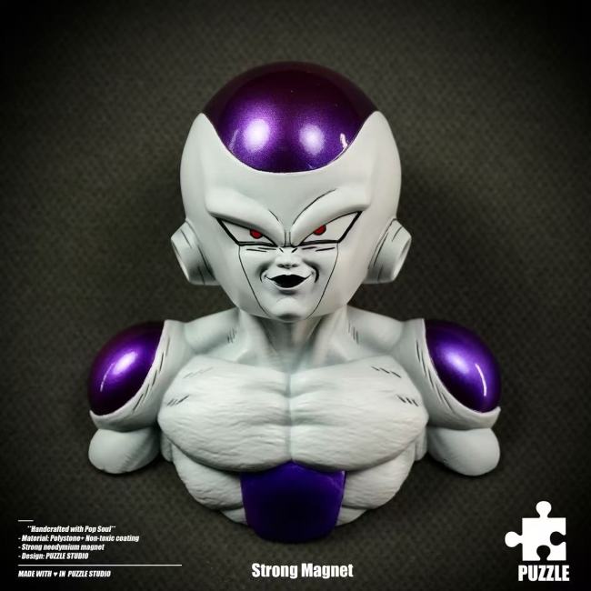 Pre-sale Puzzle StudioDragon Ball Frieza  Fridge Magnet First Form  Second Form Final Form Resin Statue Figure Collection Gift