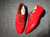 loafers for men Christian Louboutin Loafer Red Patent Leather Men Shoes
