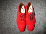 loafers for men Christian Louboutin Loafer Red Patent Leather Men Shoes